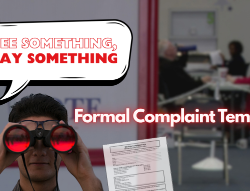See Something, Say Something: Formal Complaint Template